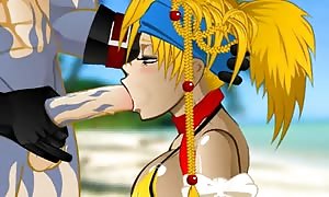 Rikku super face screw hentai sex game (Final Fantasy)