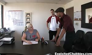 very attractive massive woman
 blond
 is getting your hands on fucked on the audition